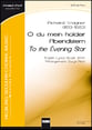 To the Evening Star SATB choral sheet music cover